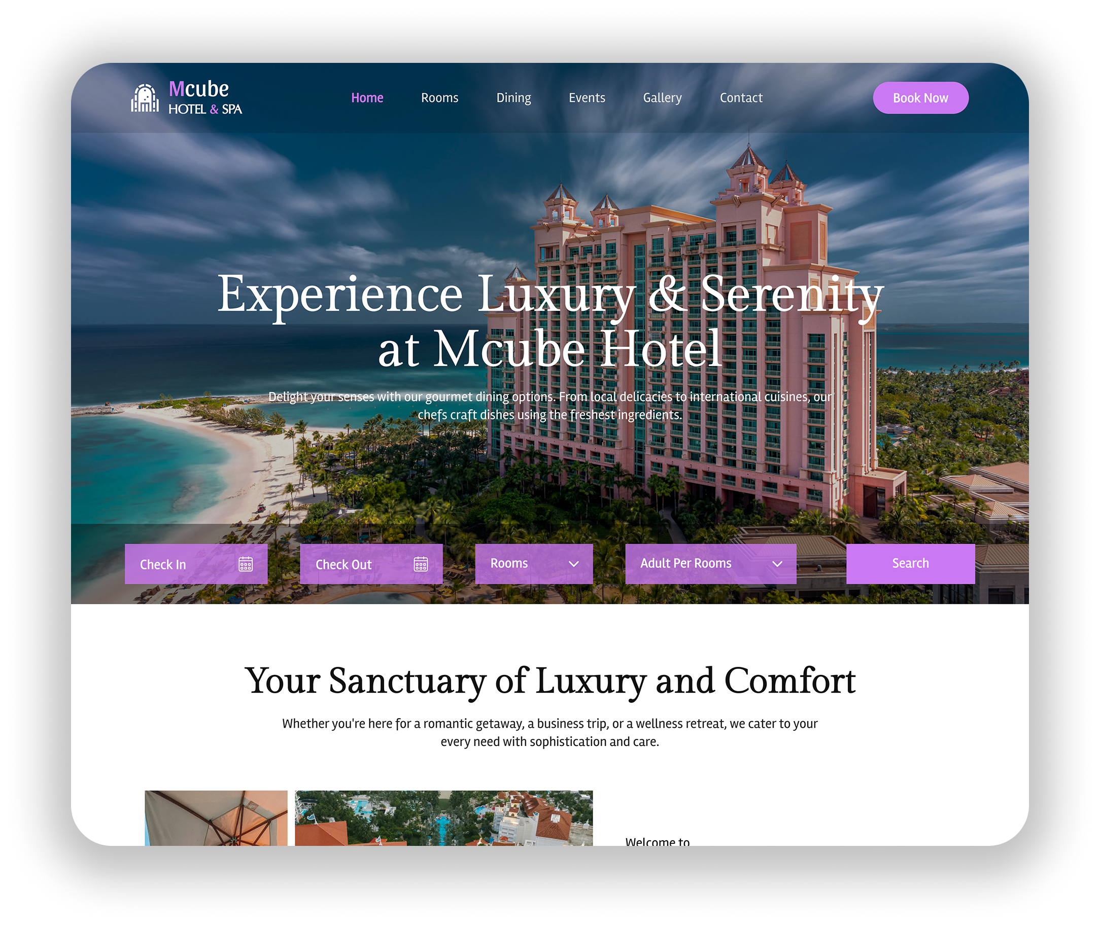 Hotel Website